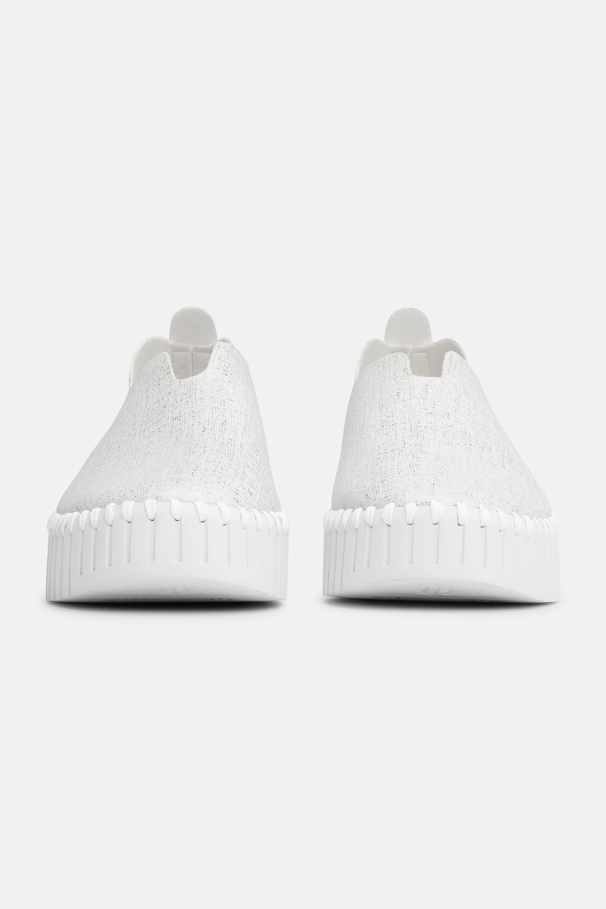 Tulip Plattformsko Glitter - White White